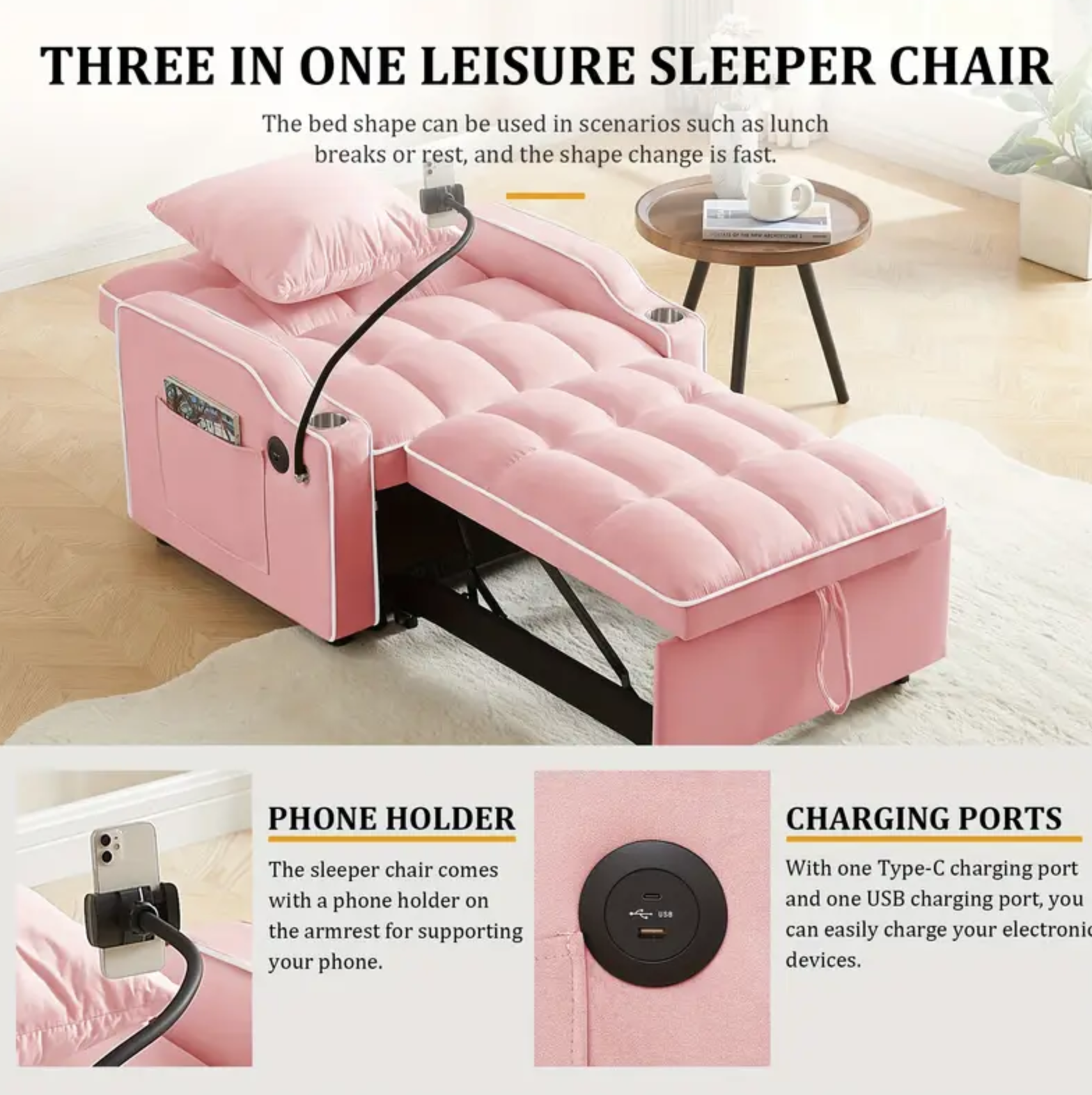 3-in-1 Sofa Chair