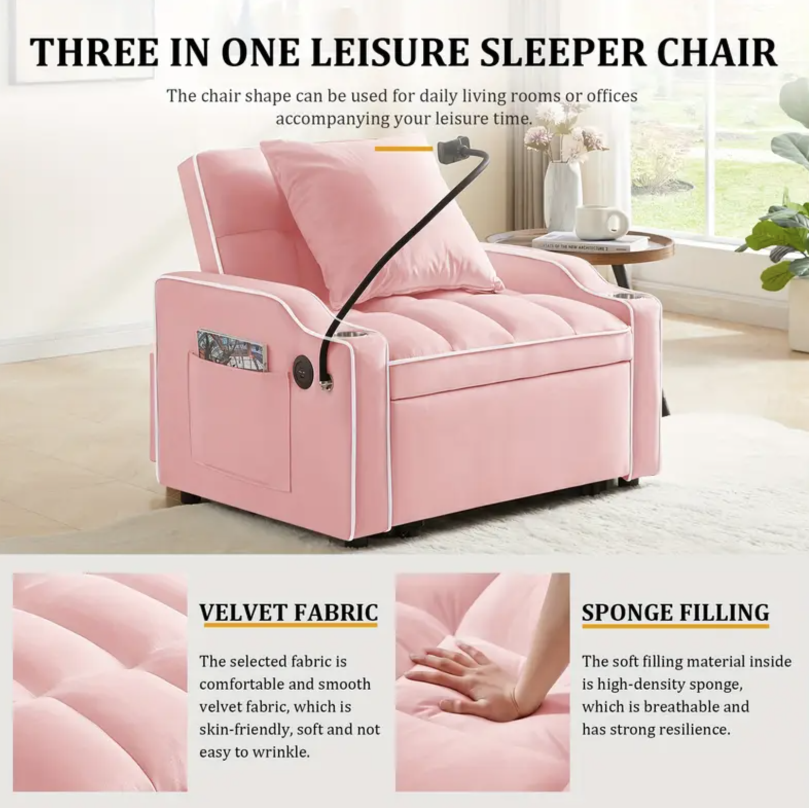 3-in-1 Sofa Chair