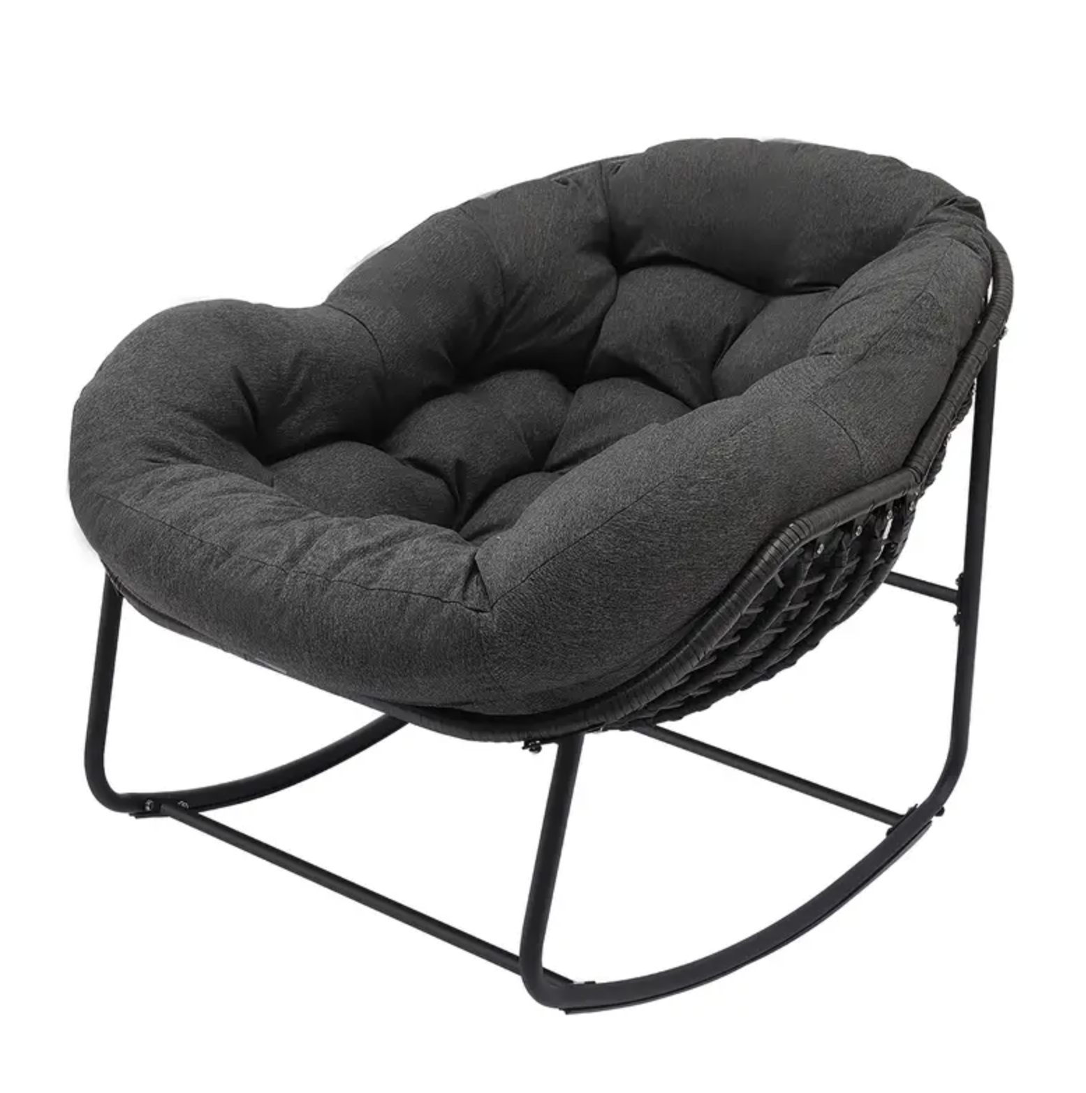 Comfy Wicker Egg Chairs Lounge