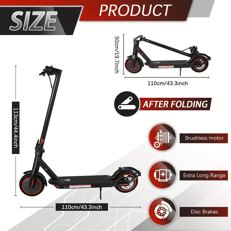 8.5″ Foldable Electric Scooter with LED Display